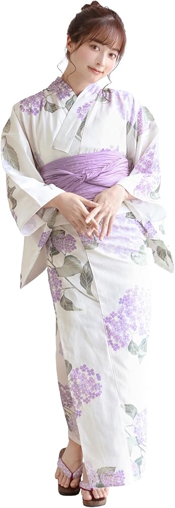 Amazon | [KYOETSU] [キョウエツ] 浴衣セット 変わり織 生成り 2点